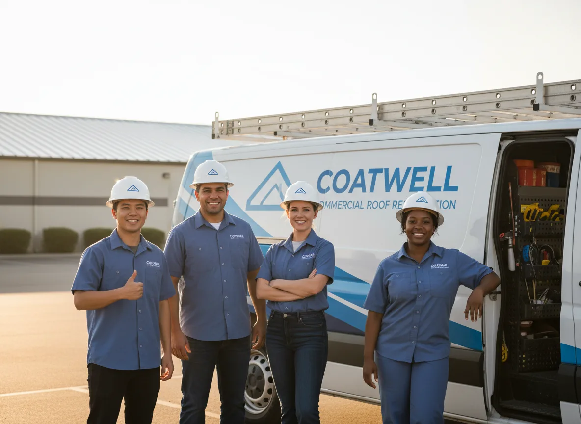 Commercial roof coating company in Shelton, NE